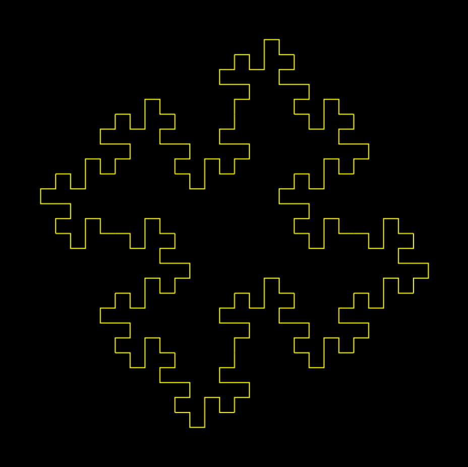 2D quadratic Mandelbrot curve using JavaScript